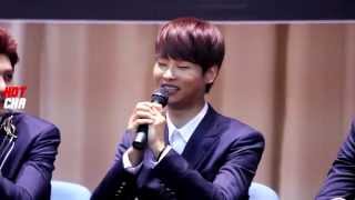 140608 VIXX N 용산팬싸 1위 소감 (빅스 차학연) FANCAM