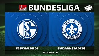 FC Schalke 04 vs. SV Darmstadt 98 | Matchday 10 — Bundesliga 2 2025/26