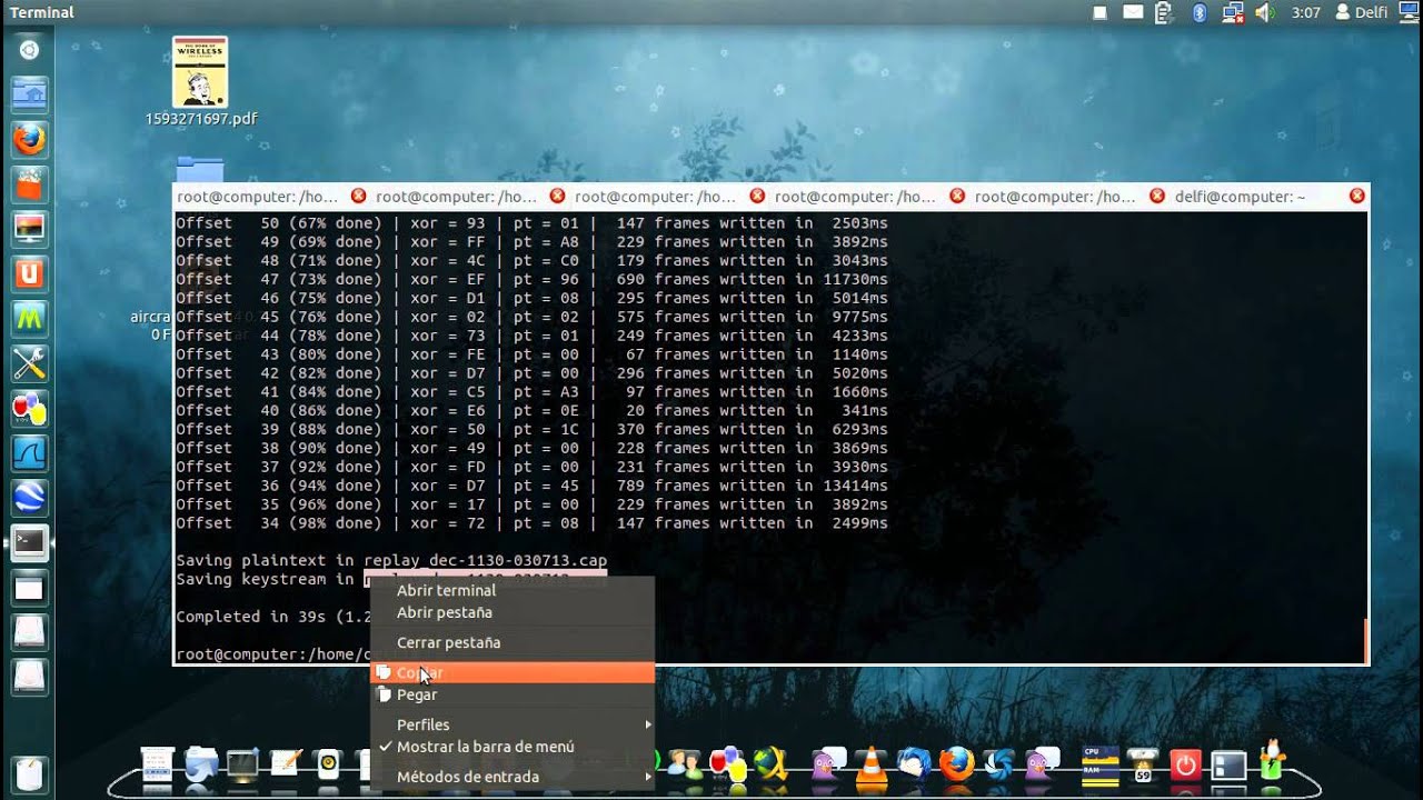 Cracking WEP con USB FL-2016G en Ubuntu 11.10 (chipset RTL8187 ...