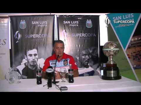 Conferencia de Gustavo Alfaro - Arsenal