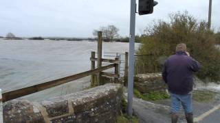 Flooding at Long Load, Somerset 05/01/2014