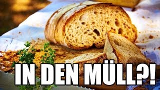 Brot WEGWERFEN statt zu spenden ?!