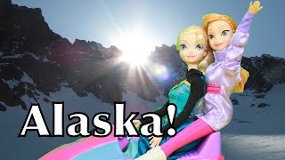 Frozen Elsa & Anna Vacation To ALASKA Disney Princess Barbie Parody AllToyCollector