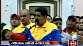 América Noticias - 251113 - El nuevo lapsus de Nicolás Maduro