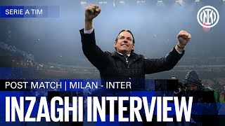 SIMONE INZAGHI INTERVIEW | MILAN 1-2 INTER 🎙️⚫🔵??
