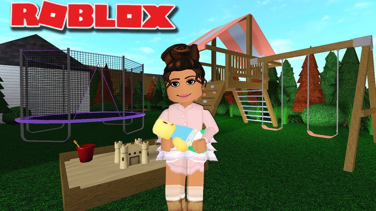 Babysitting My Sister S Baby For The Day Bloxburg Family Roleplay