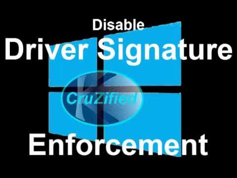 Windows 8 Disable Driver Signature Enforcement - Cruzified How to ...