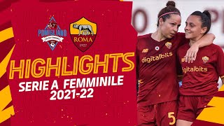 POMIGLIANO 1-2 ROMA | SERIE A FEMMINILE | Highlights 2021-22