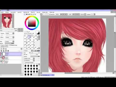 IMVU Tutorials - Drawing Female Hair, Maybe-Positioning@imvu.com Did this tut for friends-3 c: Just drawin' some perty pinky-purple hair. For females. Screenie by me Comment and critique? My devi...