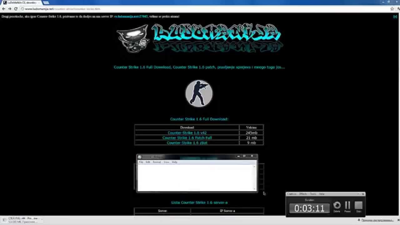 How to download CS 1.6 v42 full for free - YouTube