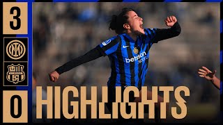 ANDRÉS, TOMASELLI E POLLI PER LA VITTORIA 🤩? | INTER 3-0 SASSUOLO | HIGHLIGHTS WOMEN 2024/25⚽⚫🔵??