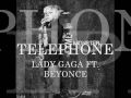 LADY GAGA FT. BEYONCE - TELEPHONE (LYRICS! on screen)