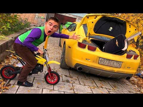 Mr. Joe on Chevy Camaro found Keys of Motorcycle in Trunk Car & Biker Started Race