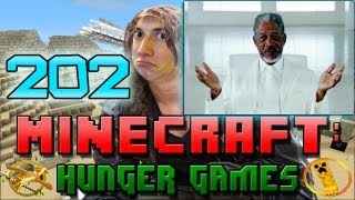 Minecraft: Hunger Games w/Mitch! Game 202 - Morgan Freeman!