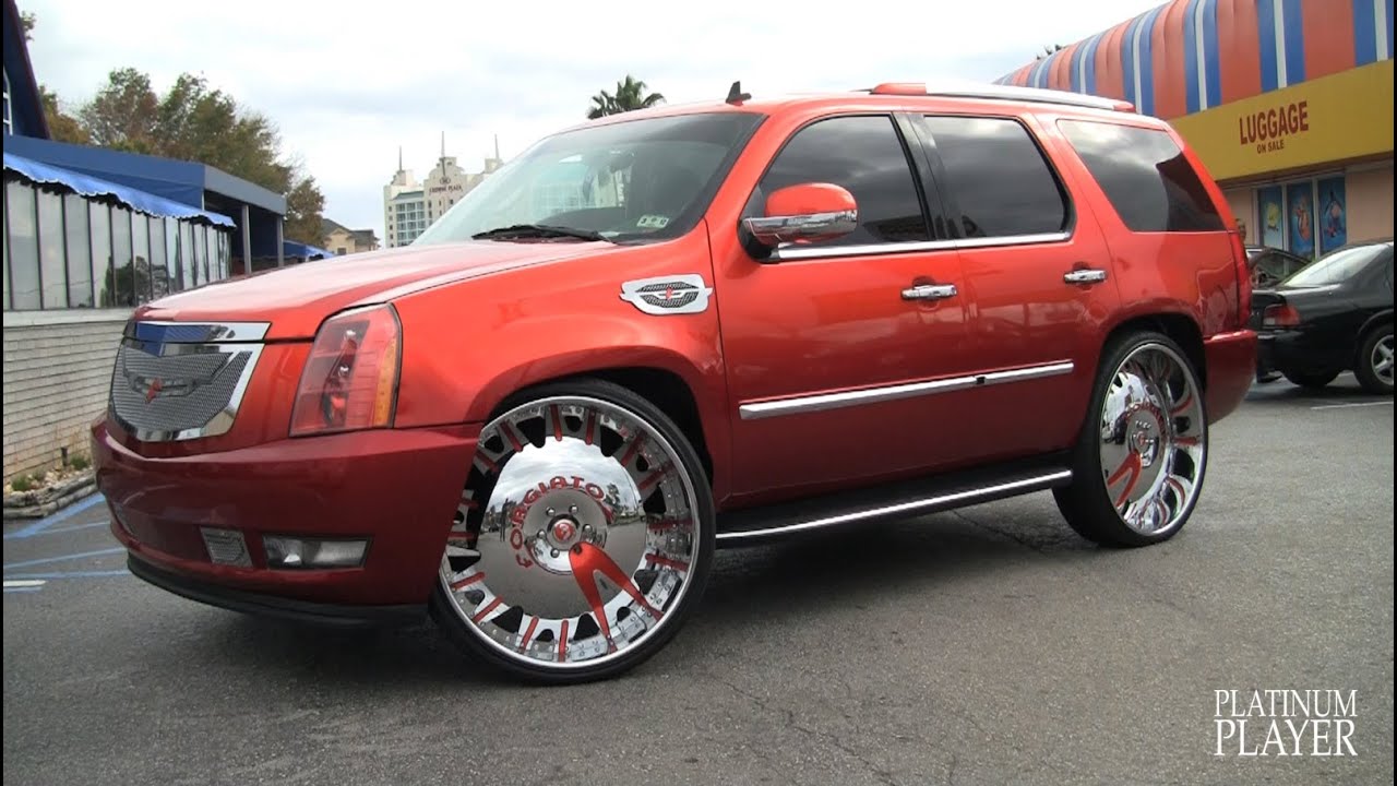 ESCALADE and CHARGER on 30 INCH RIMS ORLANDO YouTube