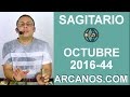 Video Horscopo Semanal SAGITARIO  del 23 al 29 Octubre 2016 (Semana 2016-44) (Lectura del Tarot)
