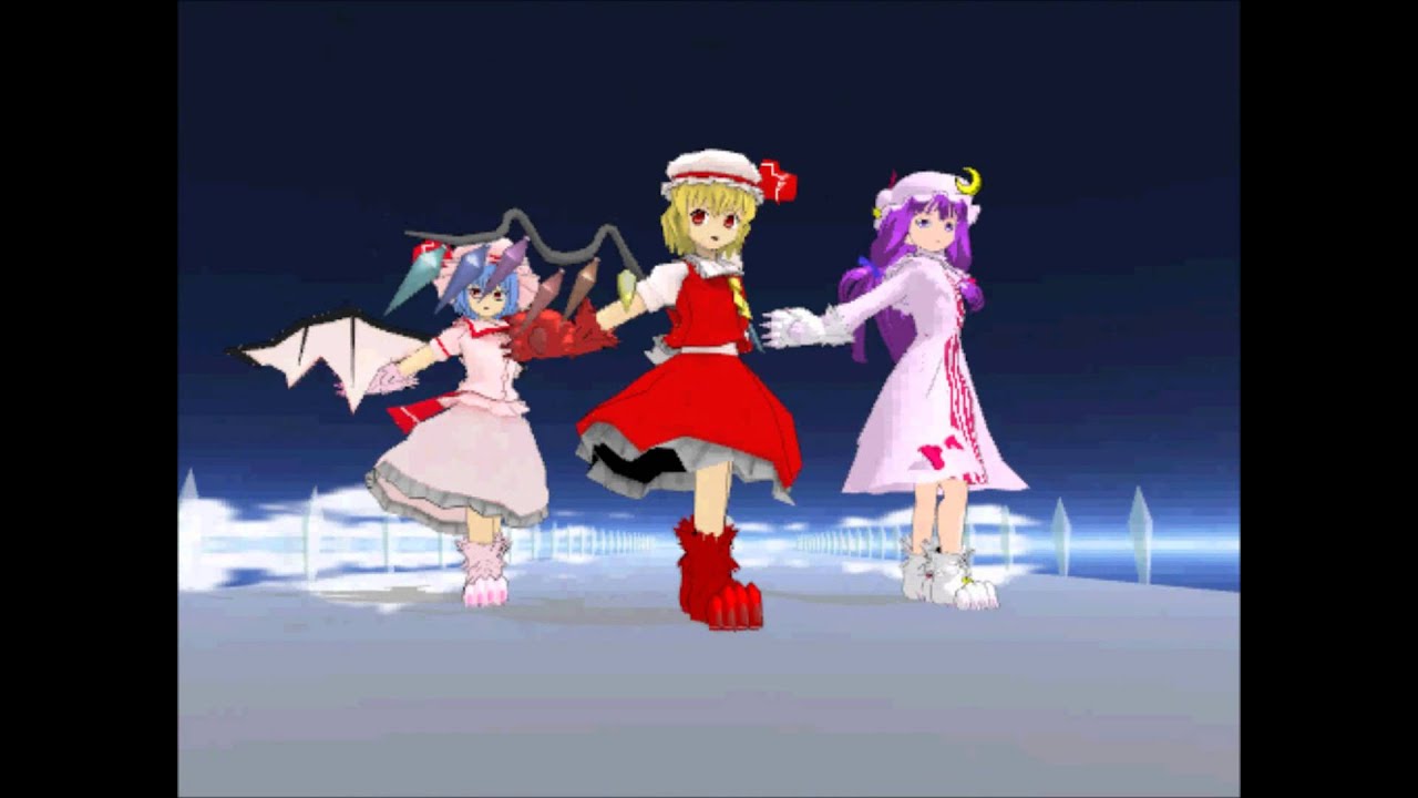 MMD】Touhou - Nyan Nyan - YouTube