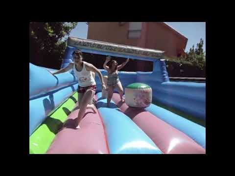 Girls and Boys fun on Bounce Castle