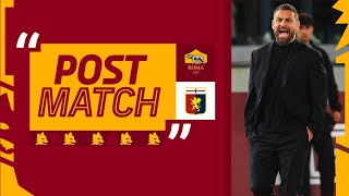 “Mostrato grande atteggiamento, in dieci non era facile” | DANIELE DE ROSSI AL TERMINE DI ROMA-GENOA