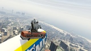 #33【GTA5リクエスト編】市民を飛行船の上に乗せる!!