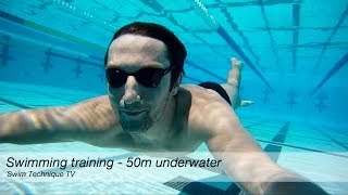 Swimming training - 50m underwater