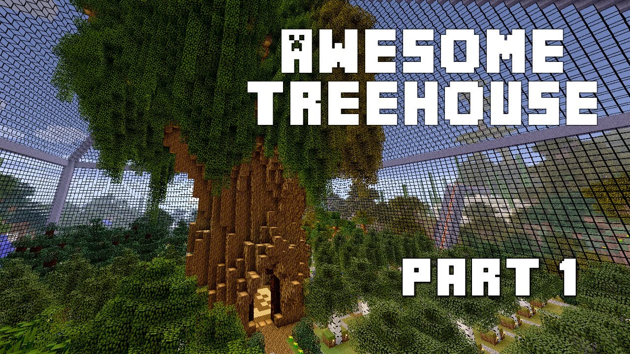 Minecraft: How to make an Awesome Treehouse (The Mother Tree Part 1 ...