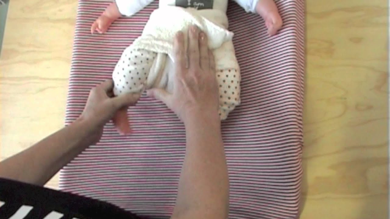 How to Fold A Cloth Nappy YouTube