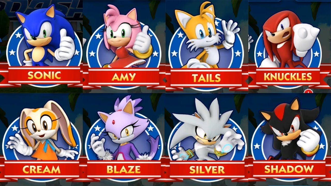 Sonic Vs Amy Vs Shadow Vs Rouge.