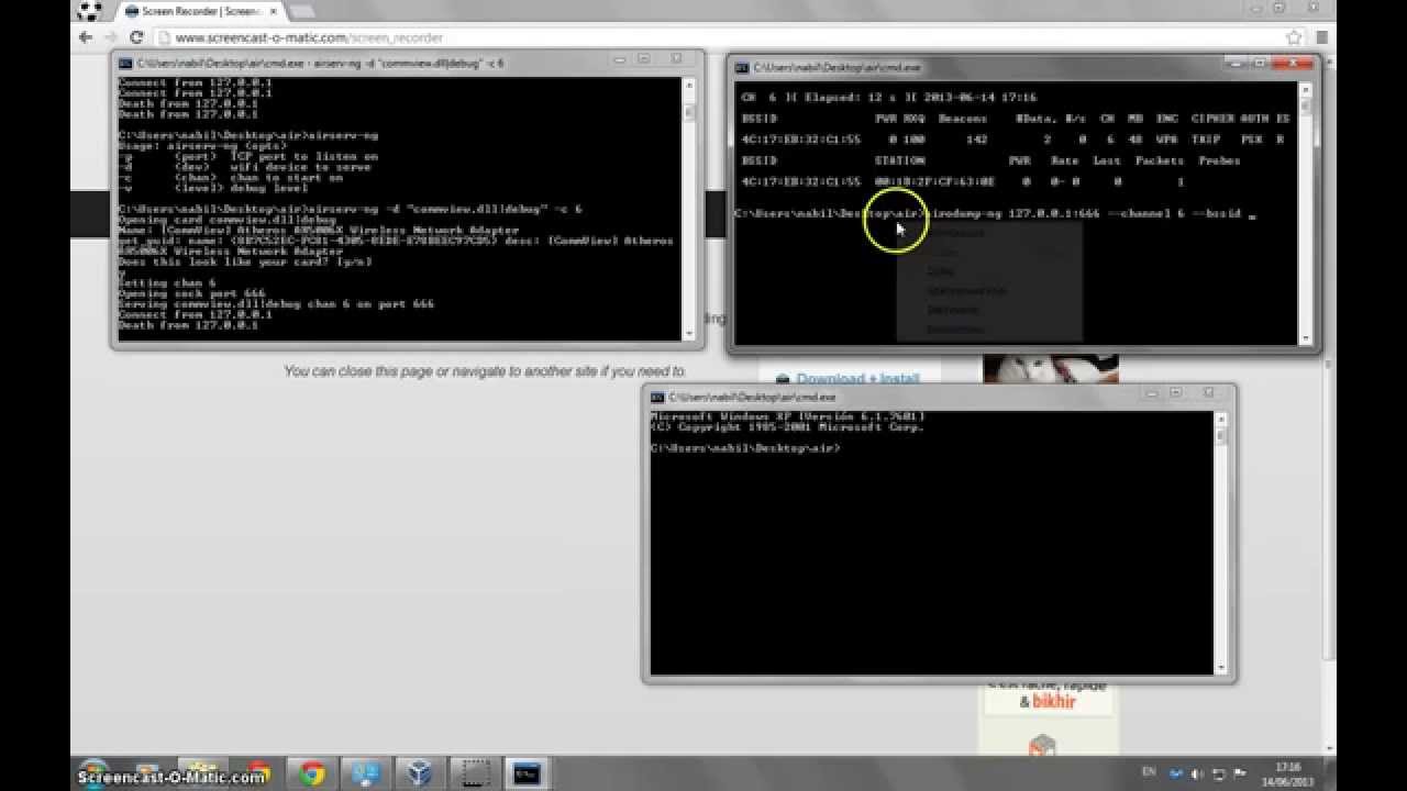 aircrack-ng $ windows 7 - YouTube