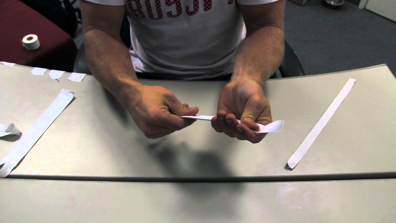 One way to tape your hands YouTube