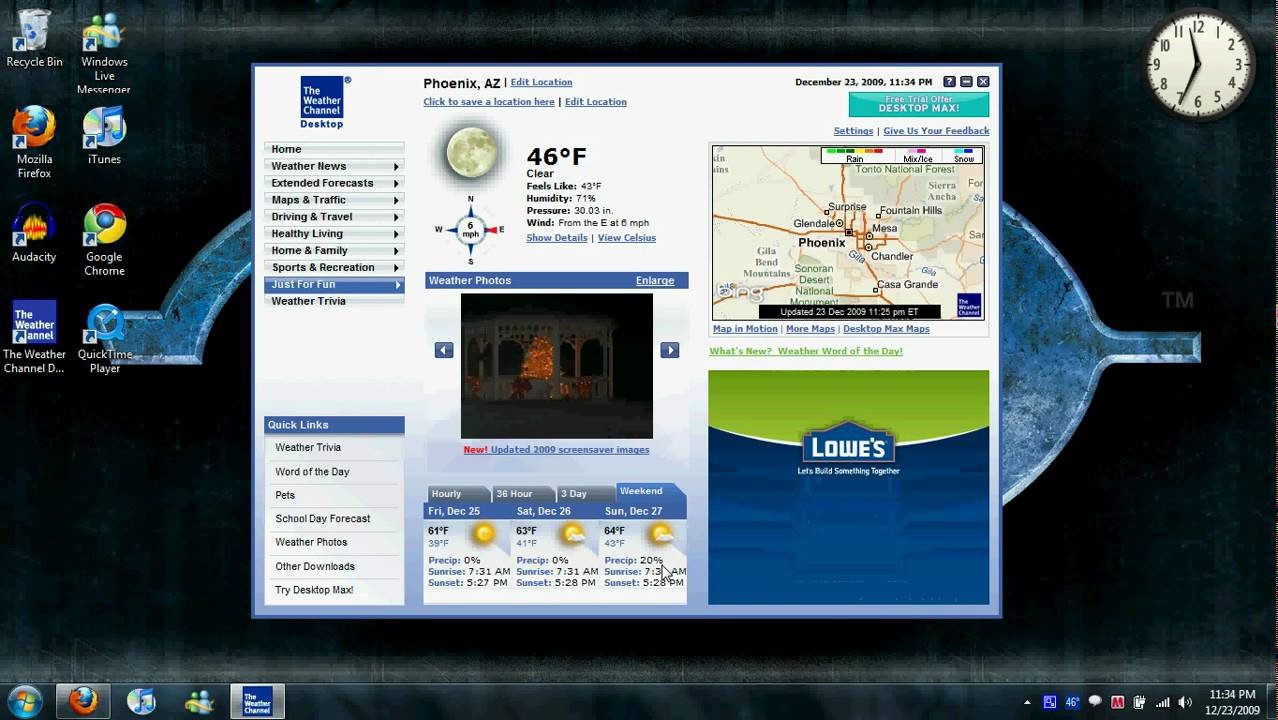 Review: The Weather Channel Desktop - YouTube