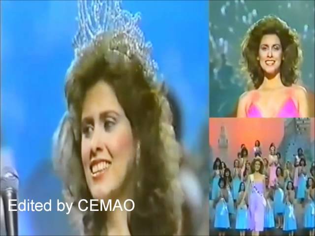 Deborah Carthy Deu ( Puerto Rico ), Miss Universe 1985 - Crowning Moment
