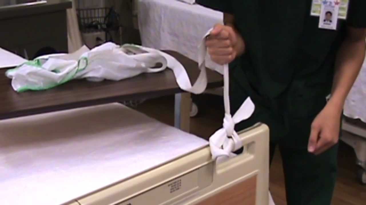 Southern Nursing Skills Tying Restraints YouTube