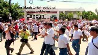 MARCHA DE MAESTROS EN CANCUN