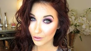 Purple Glitter Makeup Tutorial