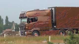 truckstar festival 2013 Scania r620 v8 longline Patrick van den bulcke