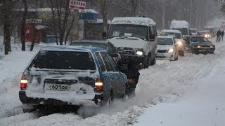 В Волгограде снегопад вызвал «конец света» и паралич власти