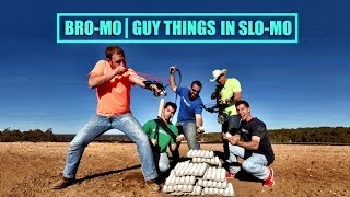 BroMo: Guy Things In Slow Mo - EXPLODING EGGS at 2500 fps