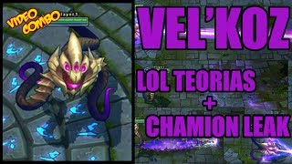 Vel'koz Champion in Game skills PT BR - COMBO LOL TEORIAS + CHAMPION LEAK