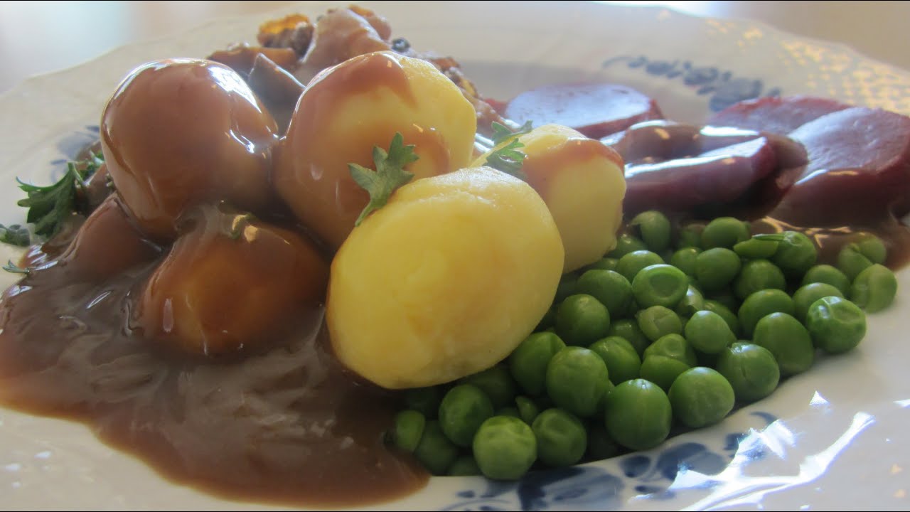 danish  or Danish hamburger YouTube recipe  Brun Gravy recipe easy Sovs. delicious Brown An