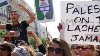 PALESTINE - IL EST TEMPS QUE LE MONDE OUVRE LES YEUX // 19/07/14 Manifestation Marseille