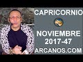 Video Horscopo Semanal CAPRICORNIO  del 19 al 25 Noviembre 2017 (Semana 2017-47) (Lectura del Tarot)