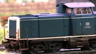 Modellbahn mit Bahnhof Fladungen und Rhön-Zügle vom Modelleisenbahnclub Mittelschmalkalden