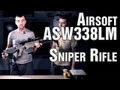 ASG Ashbury ASW338LM Airsoft Sniper Rifle Shooting Test - EpicAirsoftHD