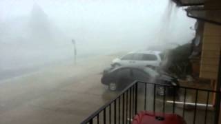 Storm on July 17, 2013 in Lethbrdige, AB.