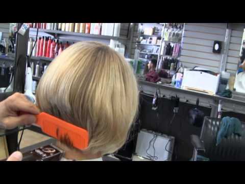 Sexy Blonde Womens bob clipper haircut / Part 2 - YouTube Sexy Blonde Womens bob clipper haircut / Part 2 - YouTube