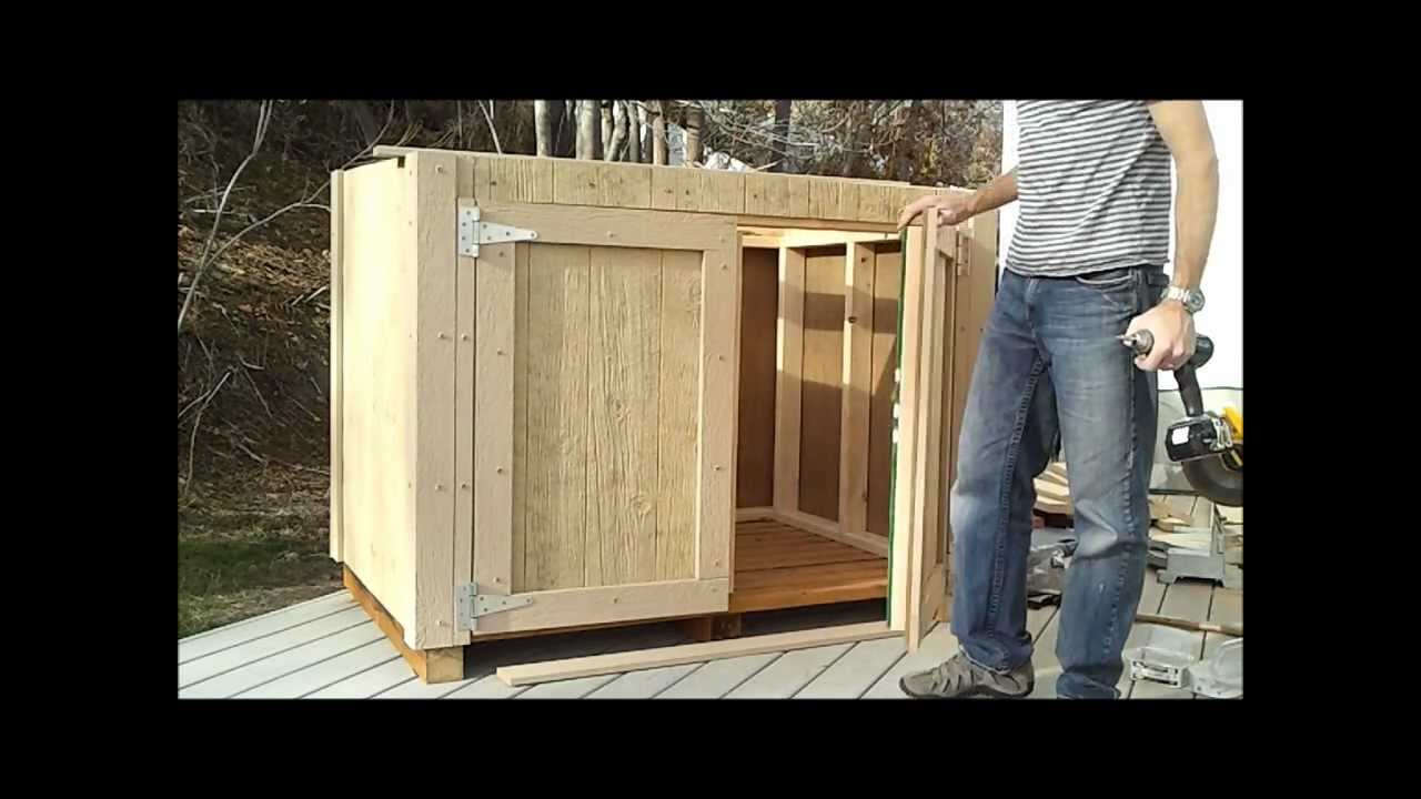 ... How to Hang Shed Doors - How to Build a Generator Enclosure - YouTube