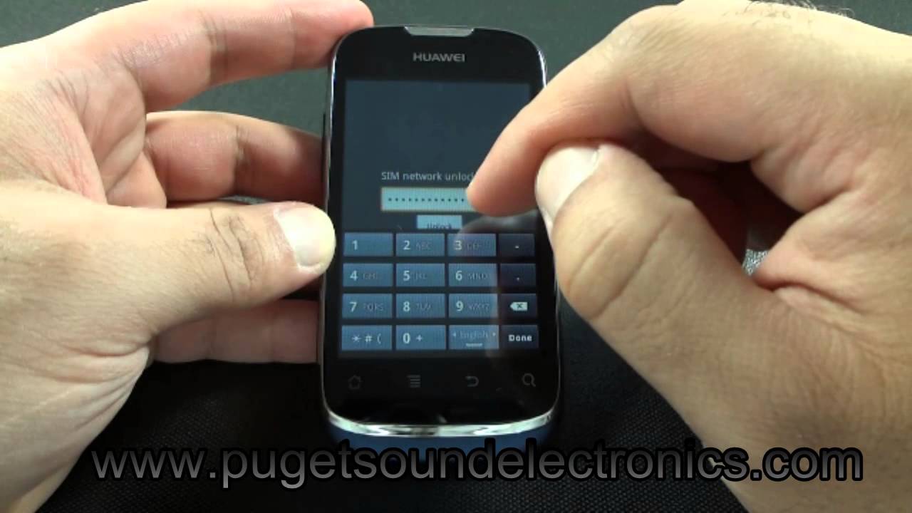 How to Unlock Consumer Cellular Huawei 8652 - YouTube