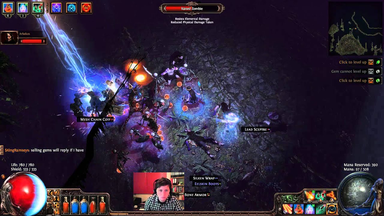 path of exile witch build
