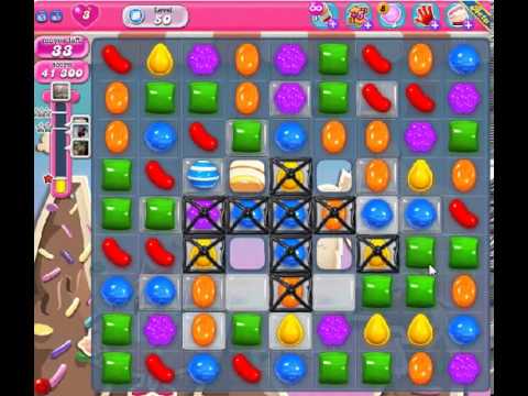 How to beat Candy Crush Saga Level 50 - 1 Stars - No Boosters - 122